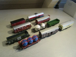 10x Lima u.a. verschiedene Güterwagen Kesselwagen usw. H0 - Bild 1 von 16