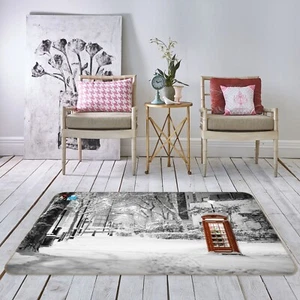 3D Snow Street K1426 Non Slip Rug Mat Elegant Photo Carpet Panda 2023 - Picture 1 of 5