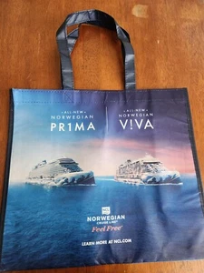 Norwegian Prima & Viva ...the "everything" tote bag.... coated cloth - Picture 1 of 1