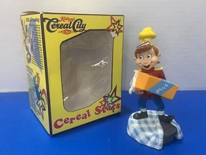 Kellogg's Cereal City Stars USA ~ Rice Krispies Pop Figurine ©️1998 w/Box - Picture 1 of 12