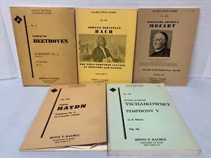 Kalmus Miniaturorchester Partituren Musikbuch Lot (5) Beethoven, Mozart, Bach - Bild 1 von 13
