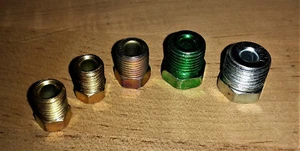 Male Tube Nut Inverted Flare Fitting Kit Prop Valve Brake MC fits 3/16" Tube 5PC - Bild 1 von 4