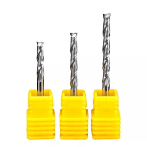 3.175mm Shank 2 Flute Mill Spiral Cutter CNC Router Bits Carving Knife Tool - Picture 1 of 26