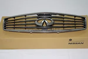 Infiniti EX35 EX37 QX50 2008-2015 Radiator Grille Emblem Chrome OEM 62070-1BA0A - Picture 1 of 8