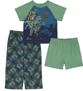 NWT 2t girl boy Jurassic park world dinosuar trex pajamas spring summer easter - Picture 1 of 4