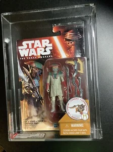 Hasbro Star Wars Constable Zuvio Action Figure The Force Awakens AFA Graded 8.5 - Picture 1 of 4