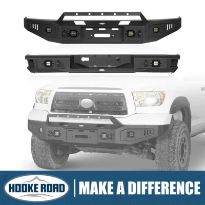 Parachoques delantero + trasero Hooke Road para Toyota Tundra 2007-2013 Foto 1 de 4