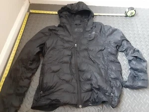 Vintage Eddie Bauer Windbreaker Mens Large Black Jacket #S92 - Picture 1 of 3