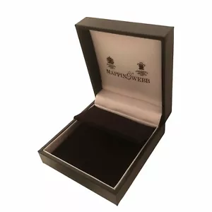 Authentic Mappin & Webb Jewellery Earrings Pendant Presentation Box - Picture 1 of 6