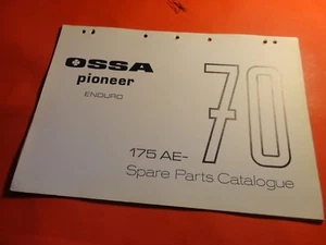 OEM FACTORY SPARE PARTS CATALOG MANUAL OSSA 1970 PIONEER ENDURO 175 AE - Bild 1 von 2