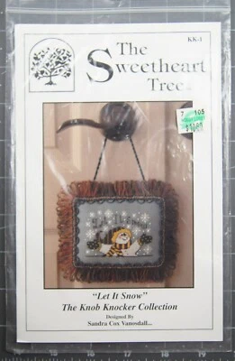 The Sweetheart Tree  Let it Snow Cross Stich Pattern with Beads - Image 1 of 3