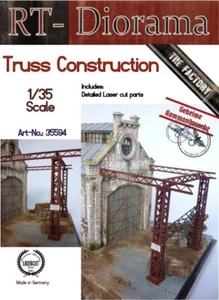 RT-Diorama 1/35 WWII Factory Truss Construction - Bild 1 von 1