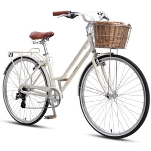 XDS Loretta 700c x 15" Classic Ladies Alloy Retro Bikes - Ivory - Picture 1 of 2