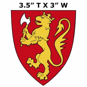 Kingdom of Norway Medieval Coat of Arm Window Bumper Die Cut Vinyl Decal Sticker - Picture 1 of 12