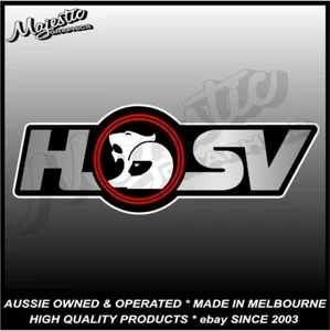 HSV - 210mm x 75mm - HSV - HOLDEN CAR - DECAL / STICKER - Bild 1 von 1