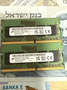 Micron 16GB (2x8GB) PC4-25600 DDR4-3200 Laptop RAM Arbeitsspeicher MTA4ATF1G64HZ-3G2B2 - Bild 1 von 2