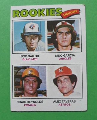 1977 TOPPS Baseball ROOKIES SHORTSTOPS #474 BAILOR/GARCIA +2 EX Cond.   - Image 1 of 2