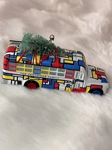Partridge Family 1956 Tour Bus Decorazione Musicale Natale 2003 (NON Funzionante) - Foto 1 di 8
