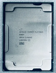 Intel Xeon Platinum 8360Y CPU Socket LGA4189 Intel SRKHF 2.4Ghz 36-Core 72Thread - Picture 1 of 3