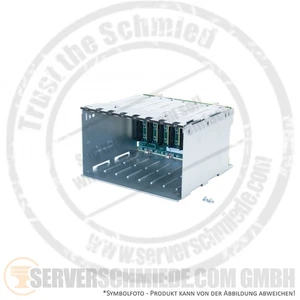 HP 8x SFF 2,5" SAS Backplane with cage 2x SFF-8087 DL385 DL380 Gen10 Gen10 Plus - Picture 1 of 6