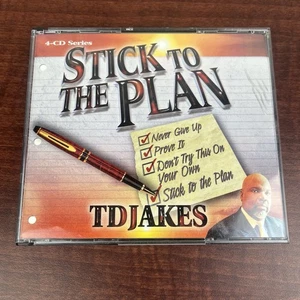 Bishop T.D. Jakes Stick To The Plan 4 CD Teaching Preaching The Potters House - Picture 1 of 7