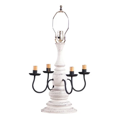 Harrison Lamp Base in Vintage White - Image 1 of 3