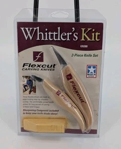 FLEXCUT KN300 Schnitzmesserset 2-teilig hochwertiges flexibles Holzschnitzmesserset - Bild 1 von 6
