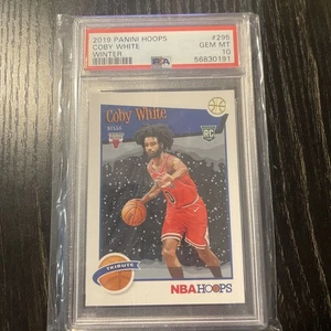 2019 Panini Hoops #295 Winter Coby White PSA 10 Gem Mint  - Bild 1 von 2