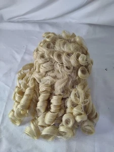 Kais Mohair MELIERT Puppenperücke GRÖSSE 14" blond 3602 - Bild 1 von 5