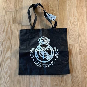 Authentic Real Madrid Black 2019 Tote Bag NWT - Picture 1 of 4