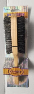 Authentic Annie Natural Wooden Handle Reinforced Boar Bristles 2 Way Wave Brush - Picture 1 of 3