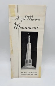 Angel Moroni Monument at Hill Cumorah, Near Palmyra - 1950’s Trifold Brochure - Picture 1 of 11