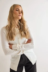LTS Tall Pearl Button Cardigan - Picture 1 of 10