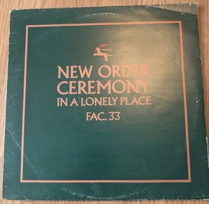 New Order - Ceremony 12", Single. original. 1981 factory FAC.33 - Picture 1 of 8