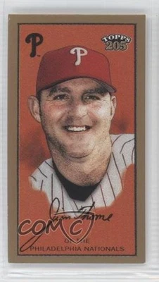 2003 Topps 205 Sweet Caporal Back Mini Brown Jim Thome #83 HOF - Image 1 of 2