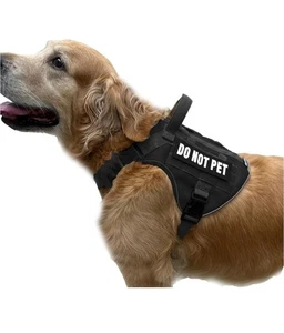 Dog Harness With Do Not Pet Patch– Molle Vest, XL - Picture 1 of 2