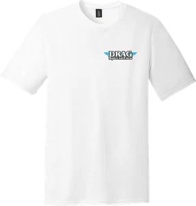 DRAG SPECIALTIES Drag Specialties T-Shirt - White - Medium 3030-23618 - Picture 1 of 2