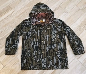Vtg 90s Made In Usa Cabelas Whitetail Clothing Camo Hunting Jacket Sz L - Picture 1 of 23