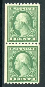 USA 1918 Washington 1¢ Green Rotary P10 Unwmk Sc# 486 MNH K476 - Bild 1 von 6