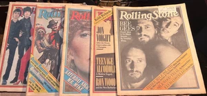 Lot of 5 Vintage 1979 Rolling Stone Magazines - Picture 1 of 6