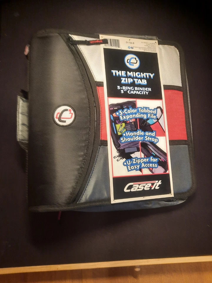 Case-It Poderoso Carpeta con Cremallera de 3 Pulgadas Perfecto para la Escuela Foto 1 de 1