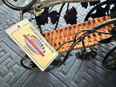 Portabottiglie In Ferro Battuto Gattopard - Immagine 1 di 3