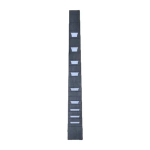 24.75" Scale Ebony 22 Fret MOP Trapezoid Inlays Unfinished Fretboard Guitar - Picture 1 of 4