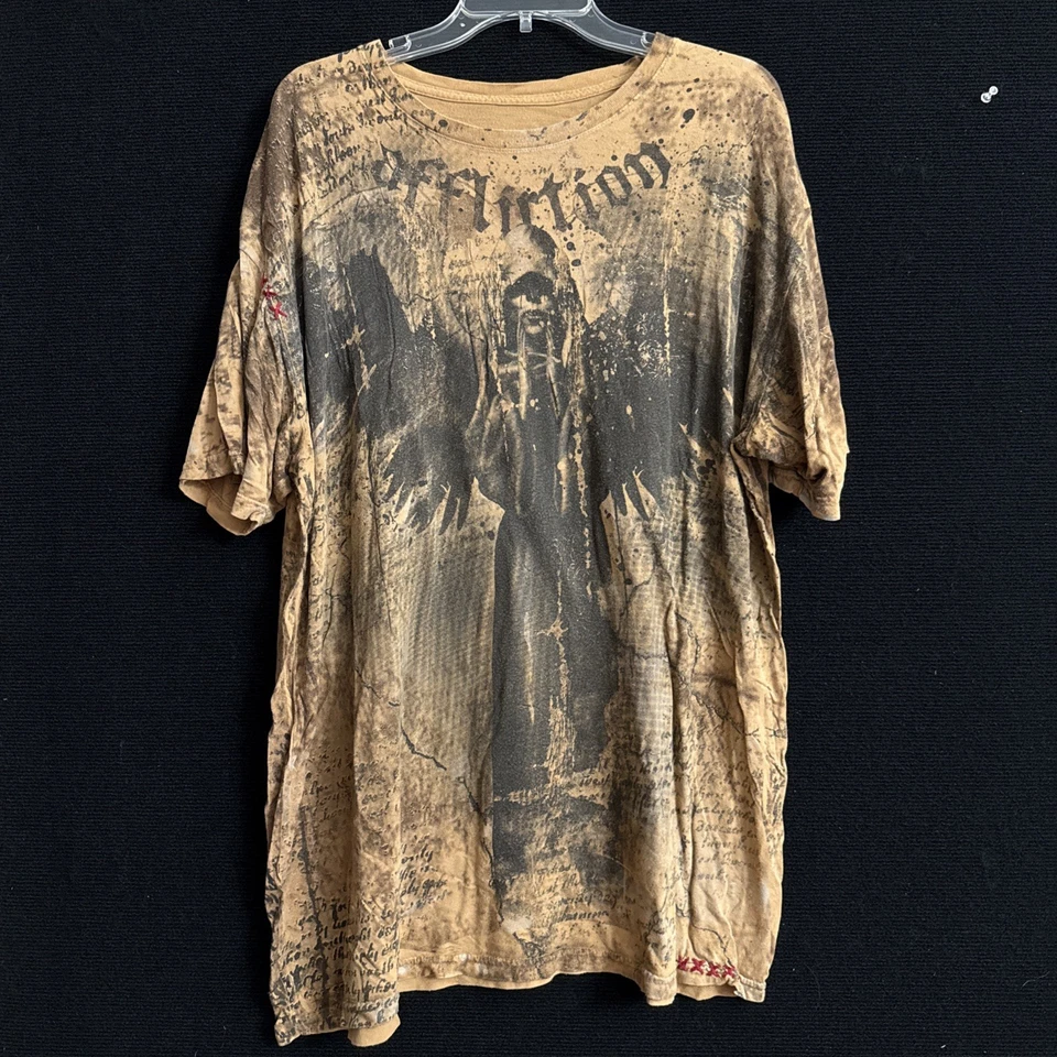 Camiseta Affliction Talla 2XL, Death Angel Y2K Affliction Bamboo Series  Foto 1 de 4