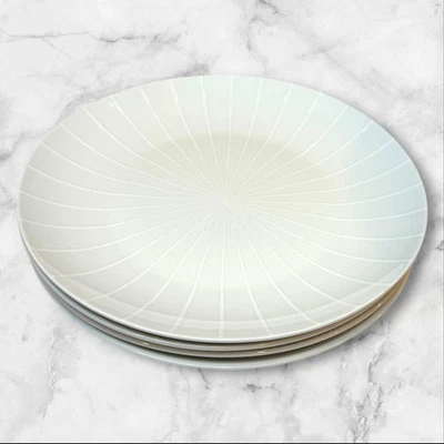 Platos de ensalada de porcelana blanca Mikasa Cheers | Juego de 4 | Excelente estado Foto 1 de 4