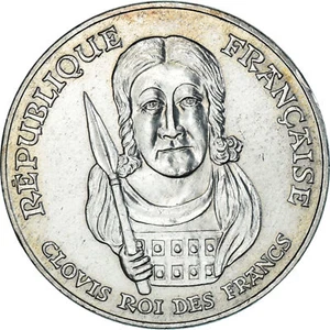[#1112324] Moneta, Francia, Clovis, 100 Francs, 1996, Paris, SPL-, Argento, KM:1 - Picture 1 of 2