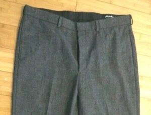 EDDIE BAUER PANTALÓN HOMBRE GRIS ELÁSTICO MEZCLA LANA 36X32 - Imagen 1 de 4