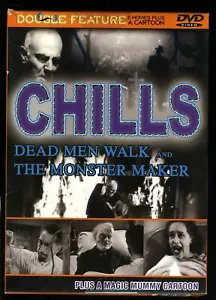 DEAD MEN WALK & THE MONSTER MAKER DVD Drive In Double Feature Films - Picture 1 of 2