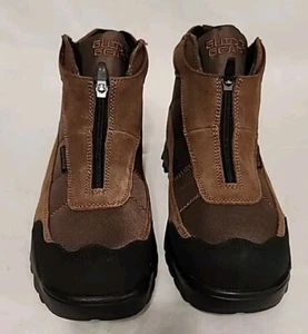 GIUDE GEAR SILVERCLIFF MEN'S BOOTS SZ US 9.5 EE BROWN SUEDE ZIP 674071 - Picture 1 of 13
