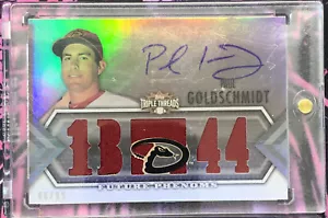 2012 Topps Triple Threads Paul Goldschmidt #153 #/99 Auto Relic *Ungraded* - Picture 1 of 2